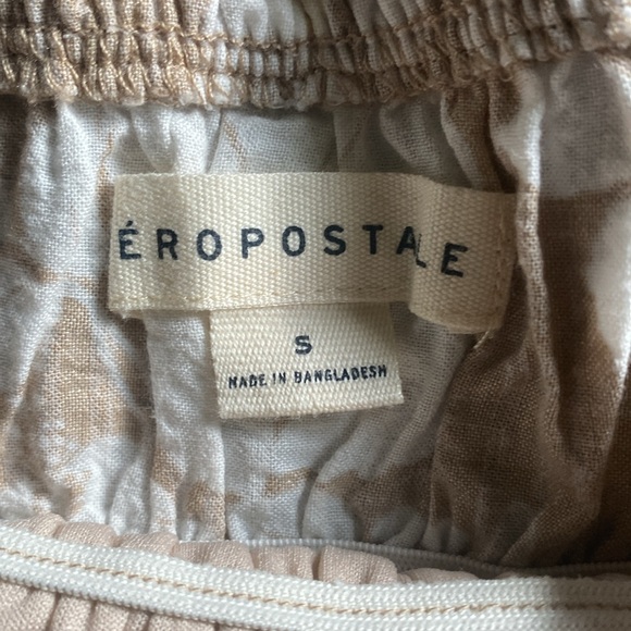 NWT Aeropostale Strapless Brown Floral Dress - Picture 4 of 5